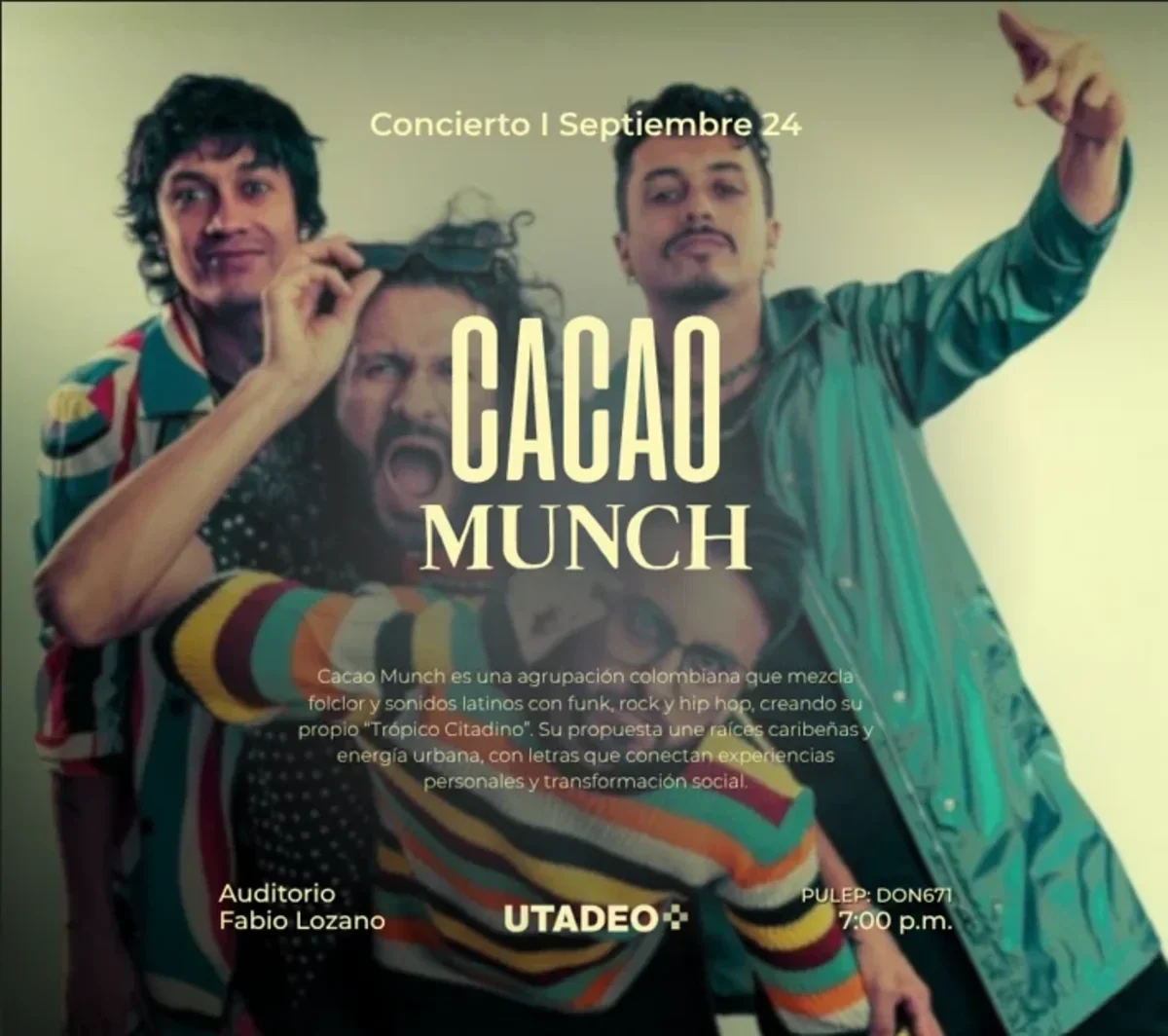Imagen oficial de Concierto Cacao Munch en Bogotá