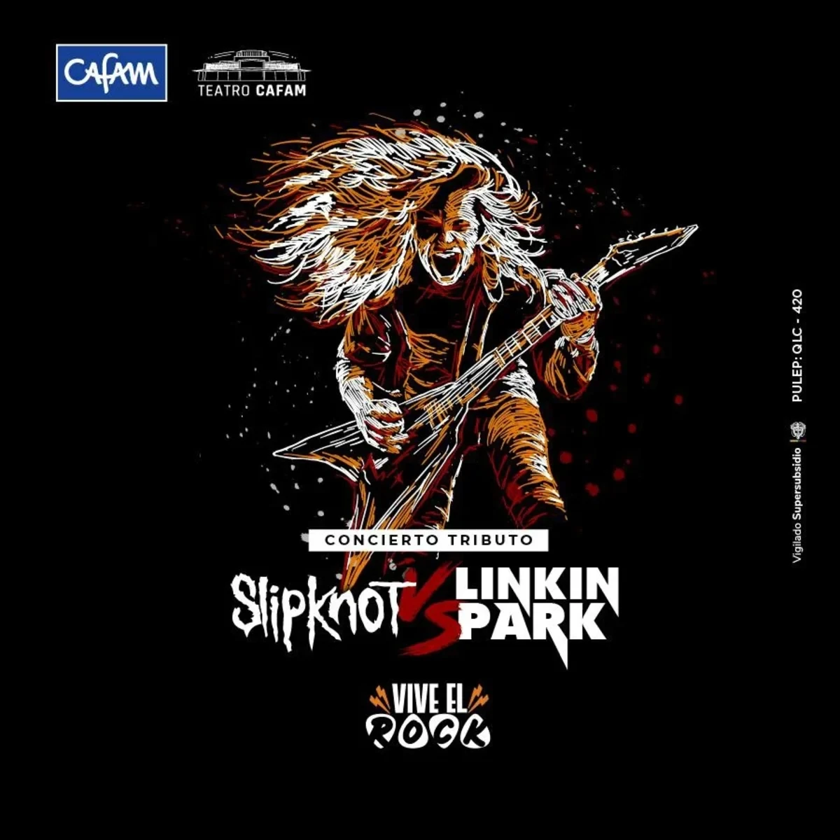 Imagen oficial de CONCIERTO TRIBUTO SLIPKNOT VS LINKIN PARK en Bogotá
