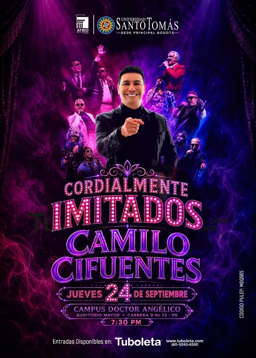 Imagen oficial de CORDIALMENTE IMITADOS RECARGADO - CAMILO CIFUENTES en Bogotá