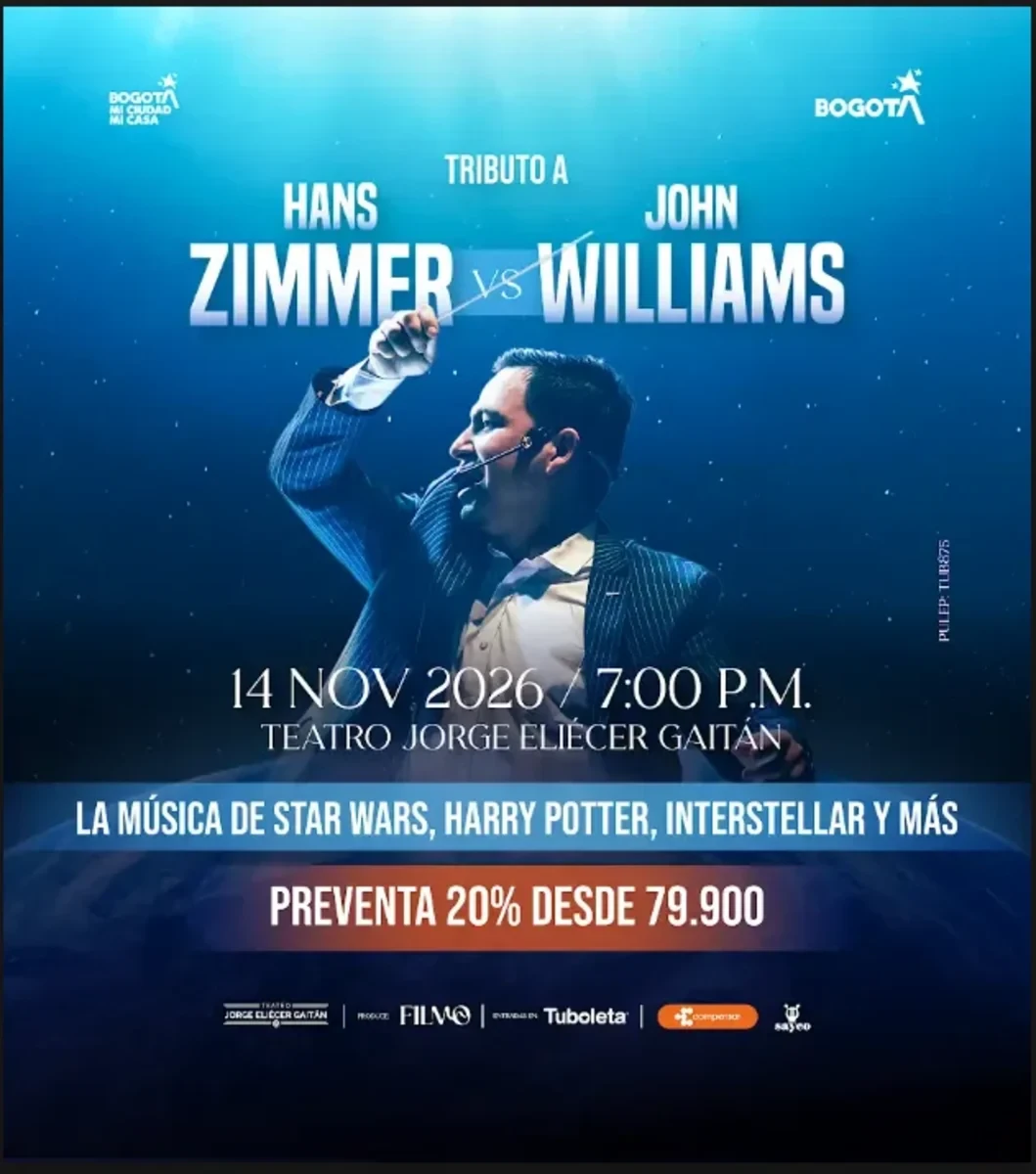 Imagen oficial de HANS ZIMMER VS JOHN WILLIAMS en Bogotá