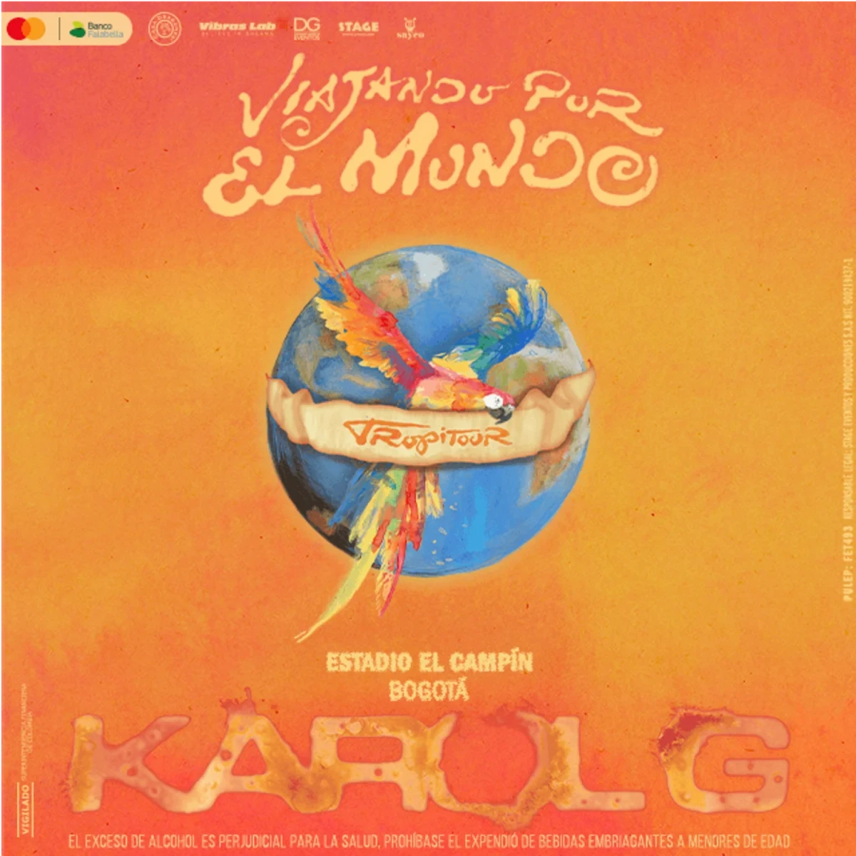 KAROL G | VIAJANDO POR EL MUNDO TROPITOUR — imagen oficial