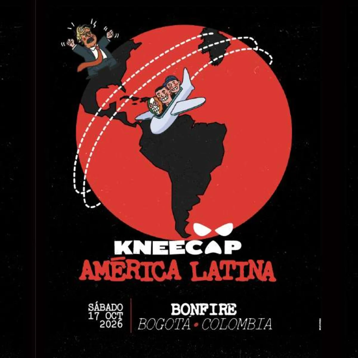KNEECAP | LATINOAMÉRICA 2026 — imagen oficial