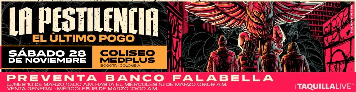 Imagen oficial de LA PESTILENCIA | EL ÚLTIMO POGO