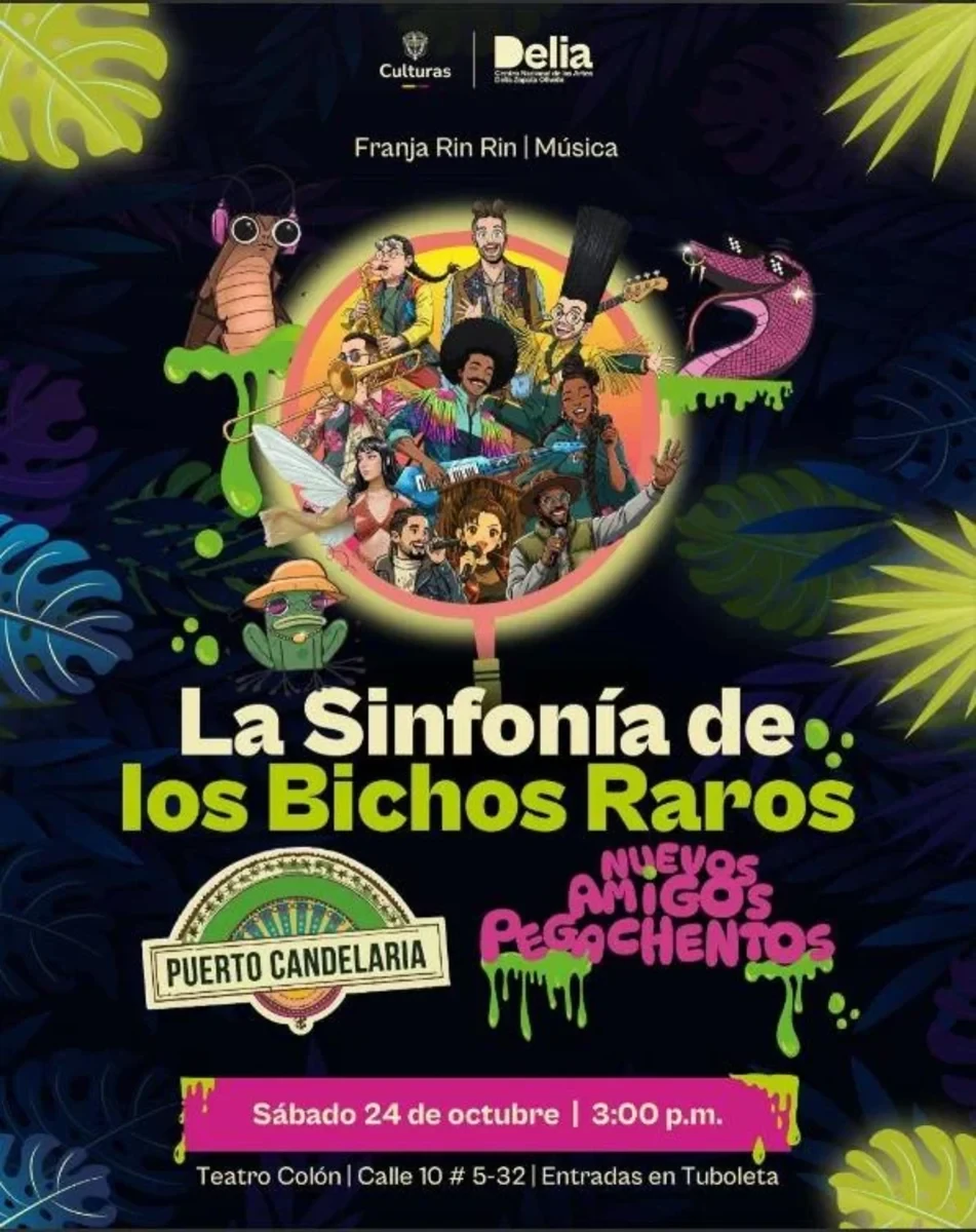 Imagen oficial de La Sinfonía de los Bichos Raros en Bogotá