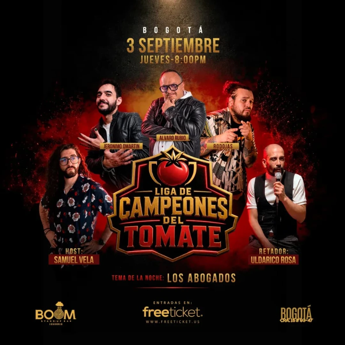 Liga de Campeones Toma Tu Tomate en Bogotá