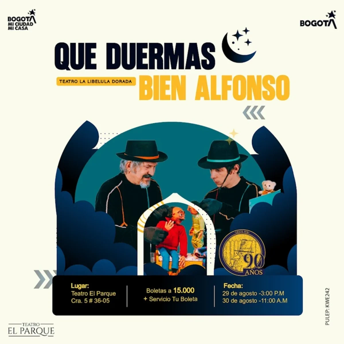 Imagen oficial de "Que duermas bien Alfonso" en Bogotá