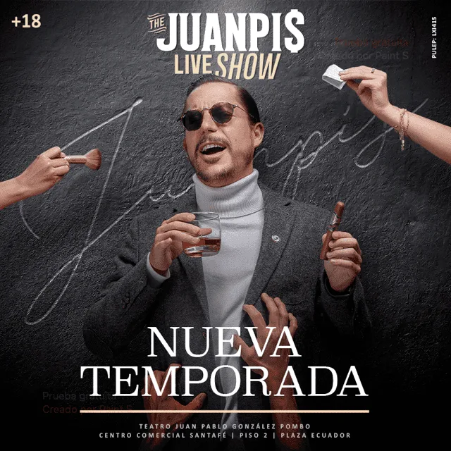 THE JUANPIS LIVE SHOW – TEMPORADA AGOSTO A OCTUBRE 2026 en Bogotá